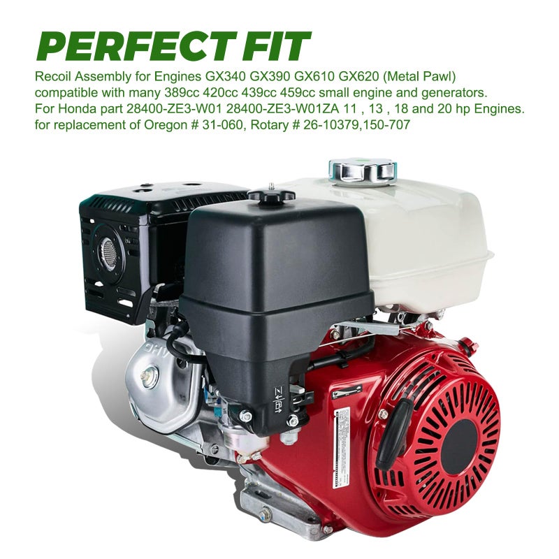 Dalom GX390 Pull Start Recoil Starter Assembly for Honda GX 390 GX340 11hp 13hp Generator Engine Parts Replaces 28400-ZE3-W01ZA - Image 5